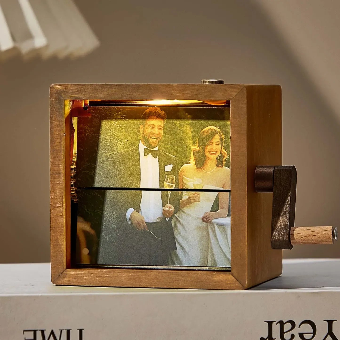 Işıklı Özel Fotoğraf Kutusu (Kişiye özel üretim)