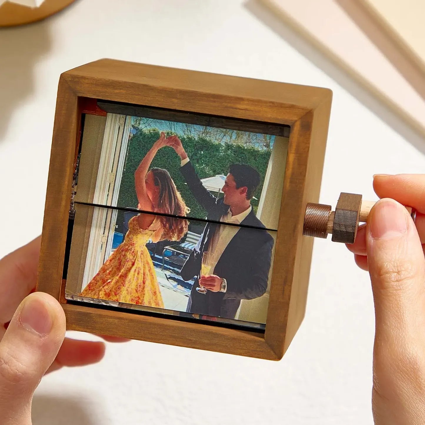 Işıklı Özel Fotoğraf Kutusu (Kişiye özel üretim)