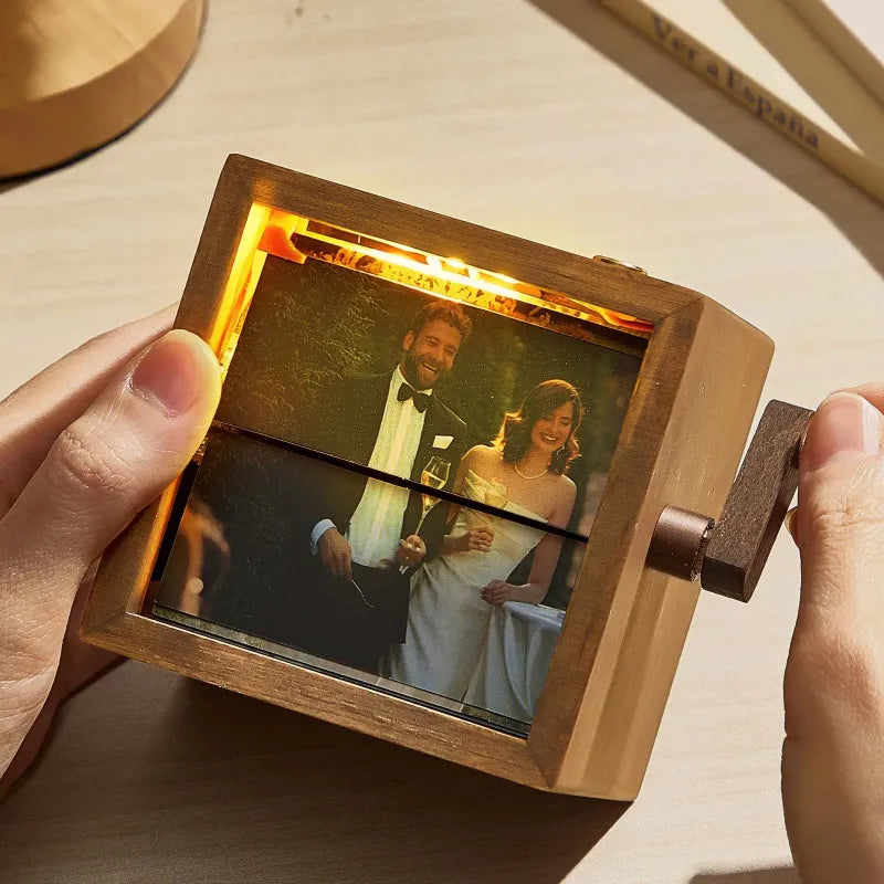 Işıklı Özel Fotoğraf Kutusu (Kişiye özel üretim)