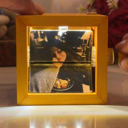 Işıklı Özel Fotoğraf Kutusu (Kişiye özel üretim)